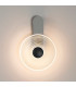 Larchmont Wall Lamp 1 x 7W LED 3000K 426lm Chrome/Clear/Satin Black -3