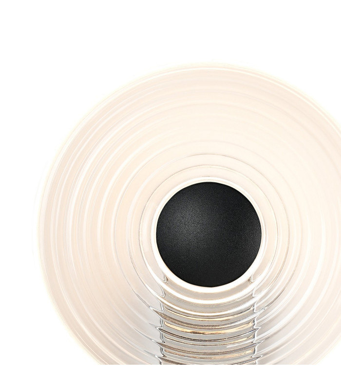 Larchmont Wall Lamp 1 x 7W LED 3000K 426lm Chrome/Clear/Satin Black -6