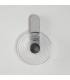 Larchmont Wall Lamp 1 x 7W LED 3000K 426lm Chrome/Clear/Satin Black -9