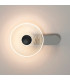 Larchmont Wall Lamp 1 x 7W LED 3000K 426lm Chrome/Clear/Satin Black -10