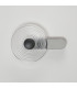 Larchmont Wall Lamp 1 x 7W LED 3000K 426lm Chrome/Clear/Satin Black -11