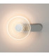 Larchmont Wall Lamp 1 x 7W LED 3000K 426lm Chrome/Clear/Satin White -3