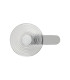 Larchmont Wall Lamp 1 x 7W LED 3000K 426lm Chrome/Clear/Satin White -4