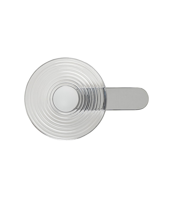 Larchmont Wall Lamp 1 x 7W LED 3000K 426lm Chrome/Clear/Satin White -4