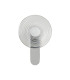 Larchmont Wall Lamp 1 x 7W LED 3000K 426lm Chrome/Clear/Satin White -8