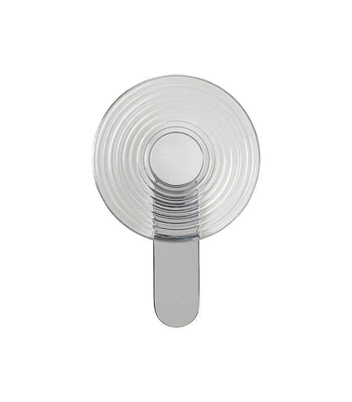 Larchmont Wall Lamp 1 x 7W LED 3000K 426lm Chrome/Clear/Satin White -8