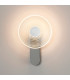 Larchmont Wall Lamp 1 x 7W LED 3000K 426lm Chrome/Clear/Satin White -10