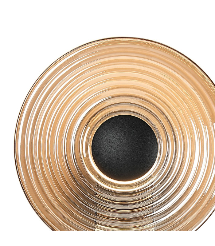 Larchmont Wall Lamp 1 x 7W LED 3000K 426lm Chrome/Smoke/Satin Black -6