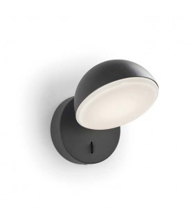 LED Wall Light Urban Grey 695lm 2700K - 1