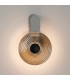 Larchmont Wall Lamp 1 x 7W LED 3000K 426lm Chrome/Smoke/Satin Black -10