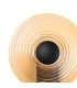 Larchmont Wall Lamp 1 x 7W LED 3000K 426lm Satin Black/Amber -6
