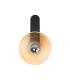 Larchmont Wall Lamp 1 x 7W LED 3000K 426lm Satin Black/Amber/Chrome -5