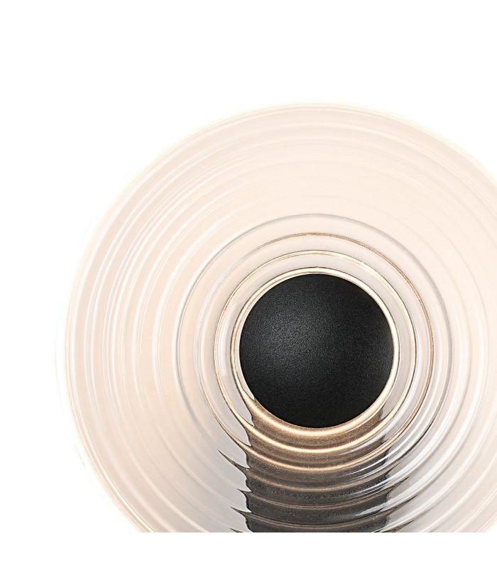 Larchmont Wall Lamp 1 x 7W LED 3000K 426lm Satin Black/Clear -6