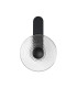 Larchmont Wall Lamp 1 x 7W LED 3000K 426lm Satin Black/Clear -8