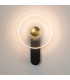 Larchmont Wall Lamp 1 x 7W LED 3000K 426lm Satin Black/Clear/Brass -8