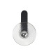Larchmont Wall Lamp 1 x 7W LED 3000K 426lm Satin Black/Clear/Chrome -4
