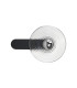 Larchmont Wall Lamp 1 x 7W LED 3000K 426lm Satin Black/Clear/Chrome -6