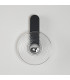 Larchmont Wall Lamp 1 x 7W LED 3000K 426lm Satin Black/Clear/Chrome -7