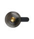 Larchmont Wall Lamp 1 x 7W LED 3000K 426lm Satin Black/Smoke/Brass -4