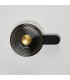 Larchmont Wall Lamp 1 x 7W LED 3000K 426lm Satin Black/Smoke/Brass -7