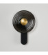 Larchmont Wall Lamp 1 x 7W LED 3000K 426lm Satin Black/Smoke/Brass -9
