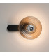 Larchmont Wall Lamp 1 x 7W LED 3000K 426lm Satin Black/Smoke/Chrome -8