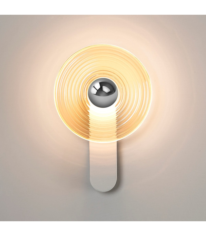 1 x 7W LED 3000K 426lm Satin White/Amber/Chrome -4