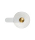1 x 7W LED 3000K 426lm Satin White/Clear/Brass -2