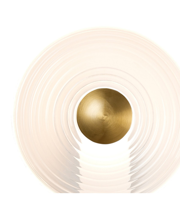 1 x 7W LED 3000K 426lm Satin White/Clear/Brass -3