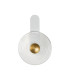 1 x 7W LED 3000K 426lm Satin White/Clear/Brass -4