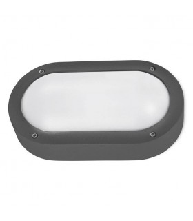 Outdoor Flush Wall Light Basic Urban Grey 1x E27 22cm 0lm IP65 - 1