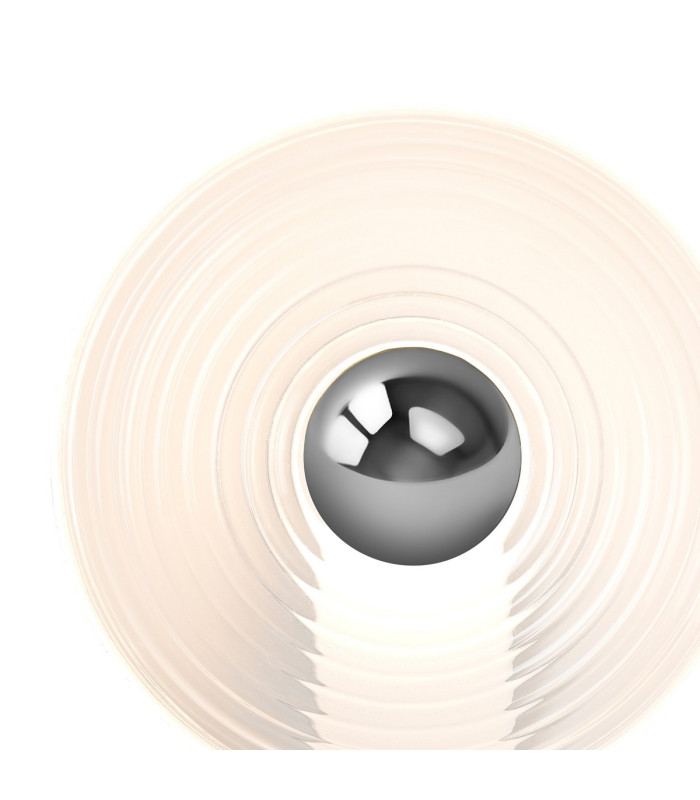 1 x 7W LED 3000K 426lm Satin White/Clear/Chrome -3