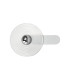 1 x 7W LED 3000K 426lm Satin White/Clear/Chrome -4