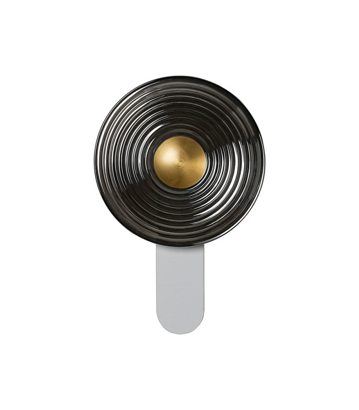 1 x 7W LED 3000K 426lm Satin White/Smoke/Brass -2