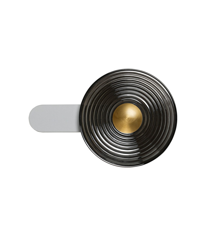 1 x 7W LED 3000K 426lm Satin White/Smoke/Brass -4