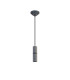 Hudsonville 10cm 1.5m 1 Light Pendant 1 x E27 Grey/Black Braided Cable-4