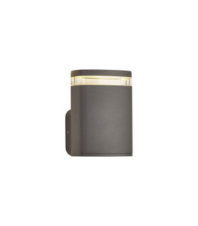 Killington Wall Lamp 1 x GU10 IP54 Grey/Clear -1