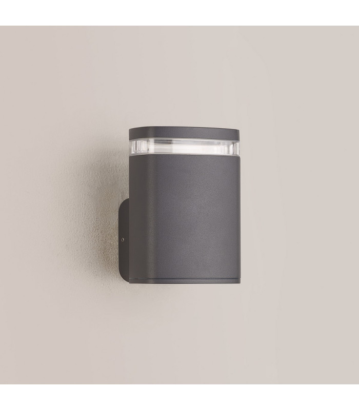 Killington Wall Lamp 1 x GU10 IP54 Grey/Clear -9