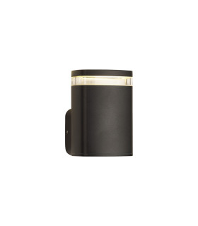 Killington Wall Lamp 1 x GU10 IP54 Matt Black/Clear -1