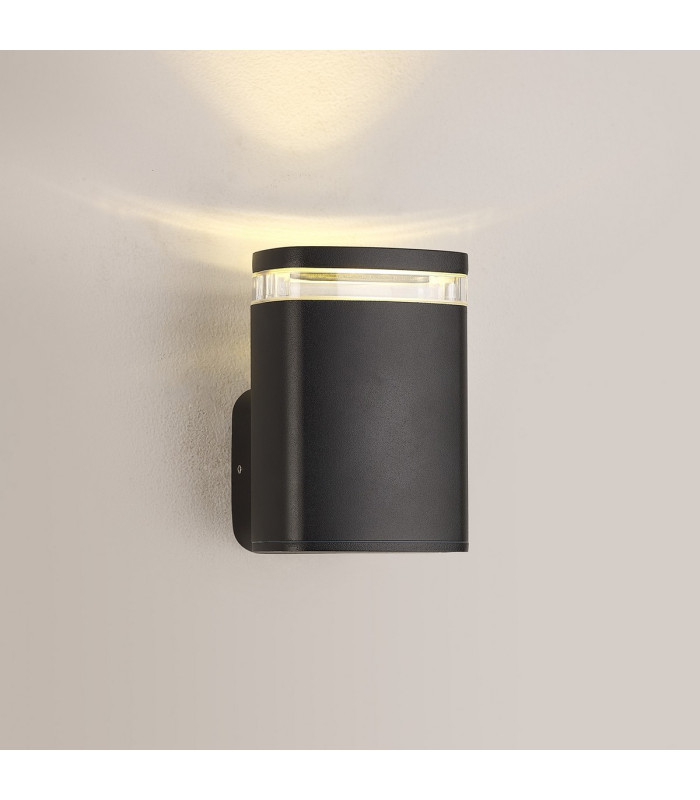 Killington Wall Lamp 1 x GU10 IP54 Matt Black/Clear -3