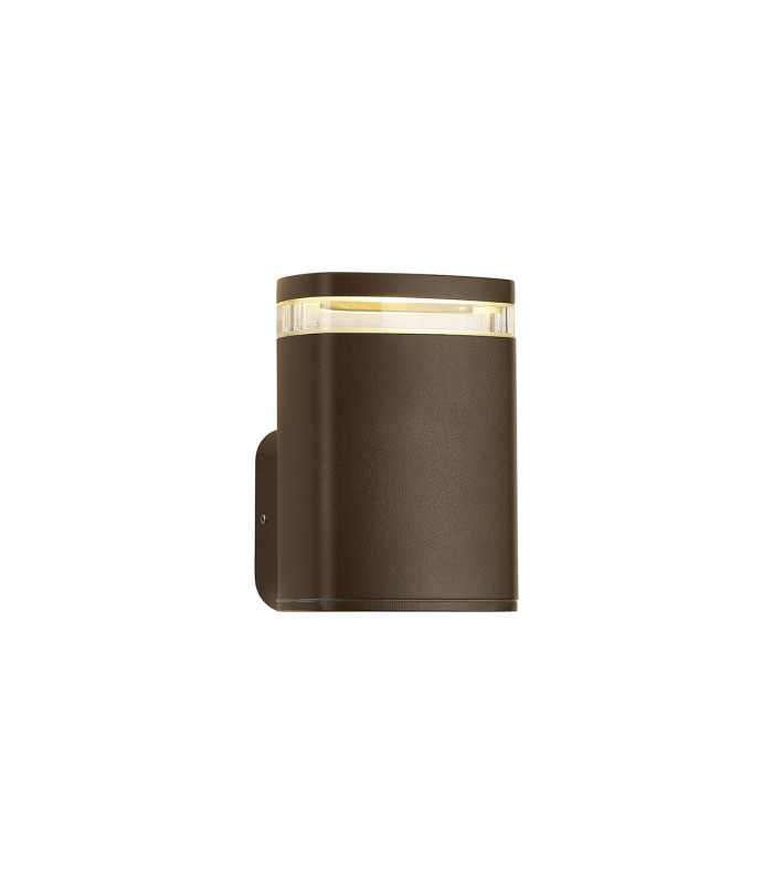 Killington Wall Lamp 1 x GU10 IP54 Matt Brown/Clear -1