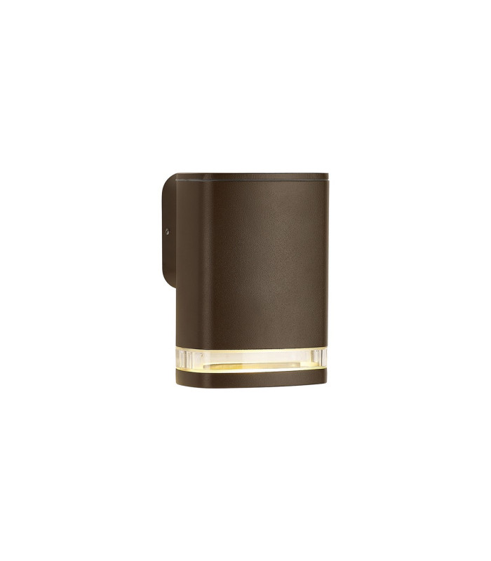 Killington Wall Lamp 1 x GU10 IP54 Matt Brown/Clear -5