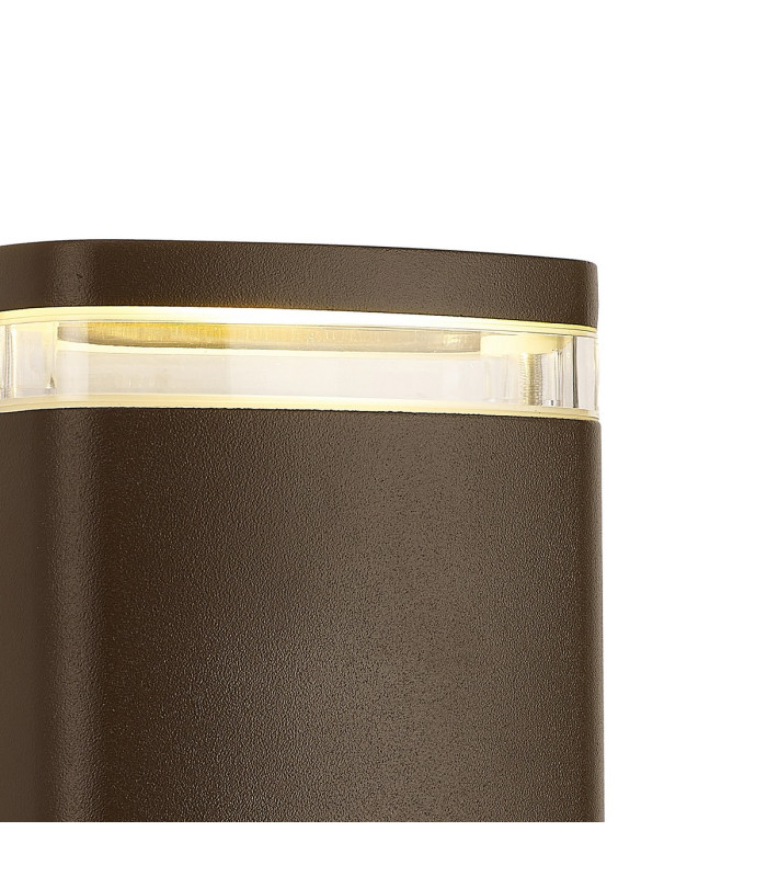 Killington Wall Lamp 1 x GU10 IP54 Matt Brown/Clear -8