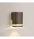 Killington Wall Lamp 1 x GU10 IP54 Matt Brown/Clear -10