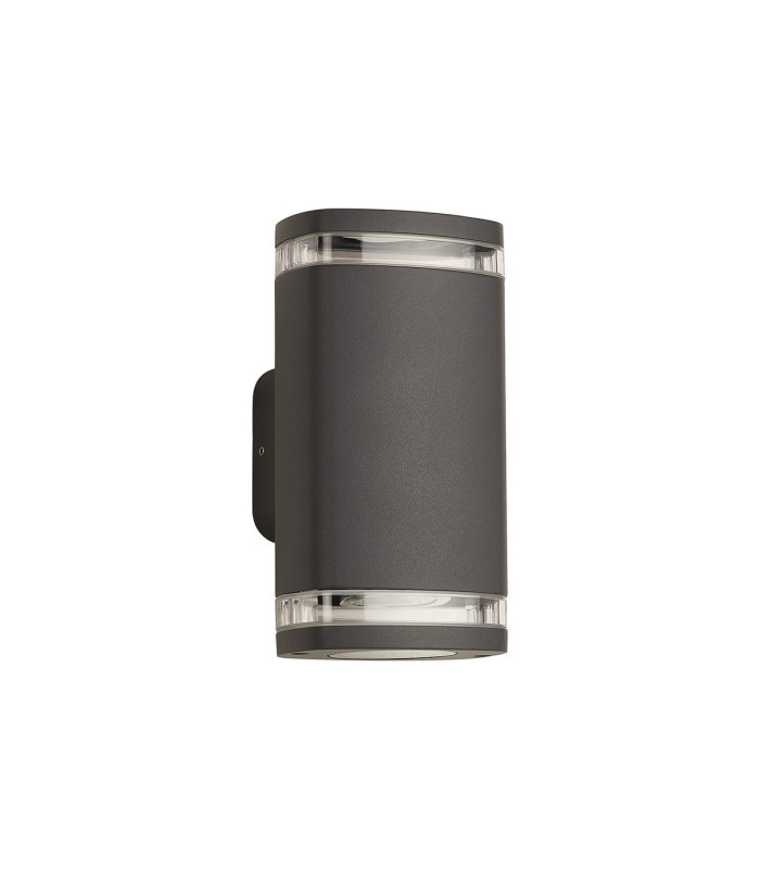 Killington Wall Lamp 2 x GU10 IP54 Grey/Clear -4