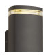 Killington Wall Lamp 2 x GU10 IP54 Grey/Clear -5