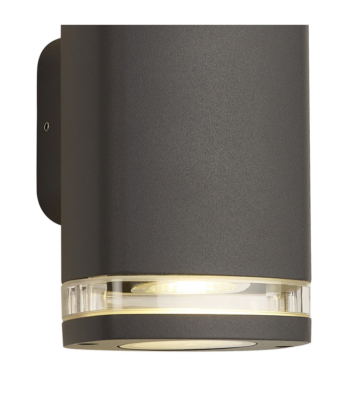 Killington Wall Lamp 2 x GU10 IP54 Grey/Clear -6