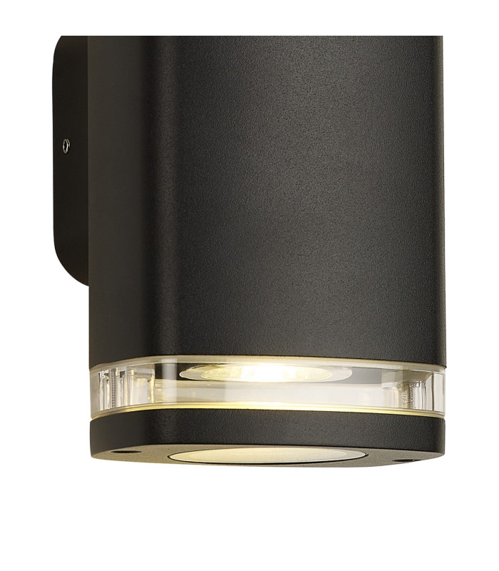 Killington Wall Lamp 2 x GU10 IP54 Matt Black/Clear -6