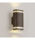 Killington Wall Lamp 2 x GU10 IP54 Matt Brown/Clear -3