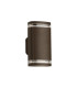 Killington Wall Lamp 2 x GU10 IP54 Matt Brown/Clear -5